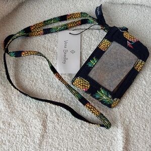 Vera Bradley Pineapple Print Phone Crossbody - Navy